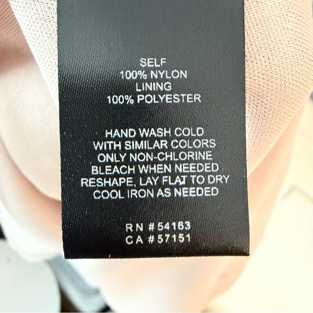 Jessica Howard Peach Midi Dress with Yellow Floral Embroidery, size 10 - Picture 6 of 6